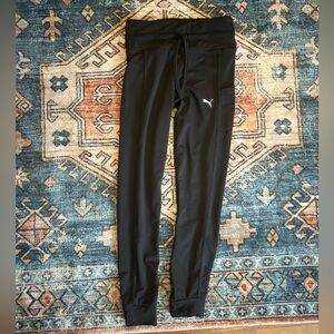 Puma Athletic Joggers Side Pocket Stretch Lined Capri